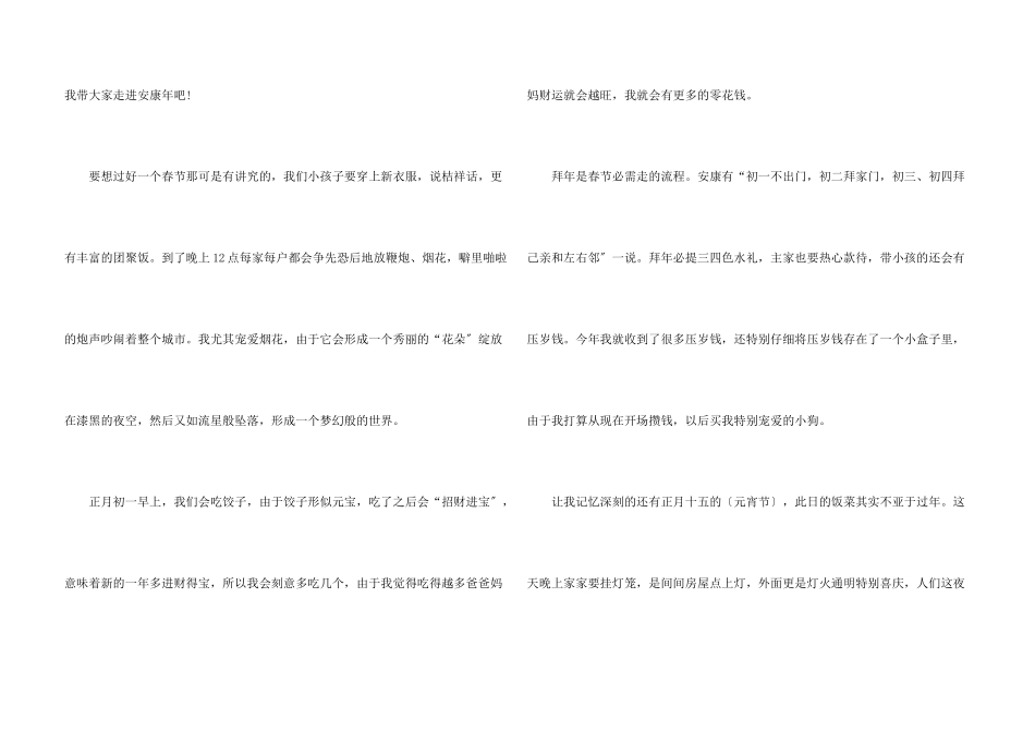 开心的春节见闻600字优秀_第3页