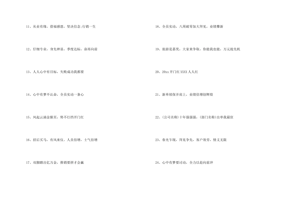 开门红口号2024大全_第2页