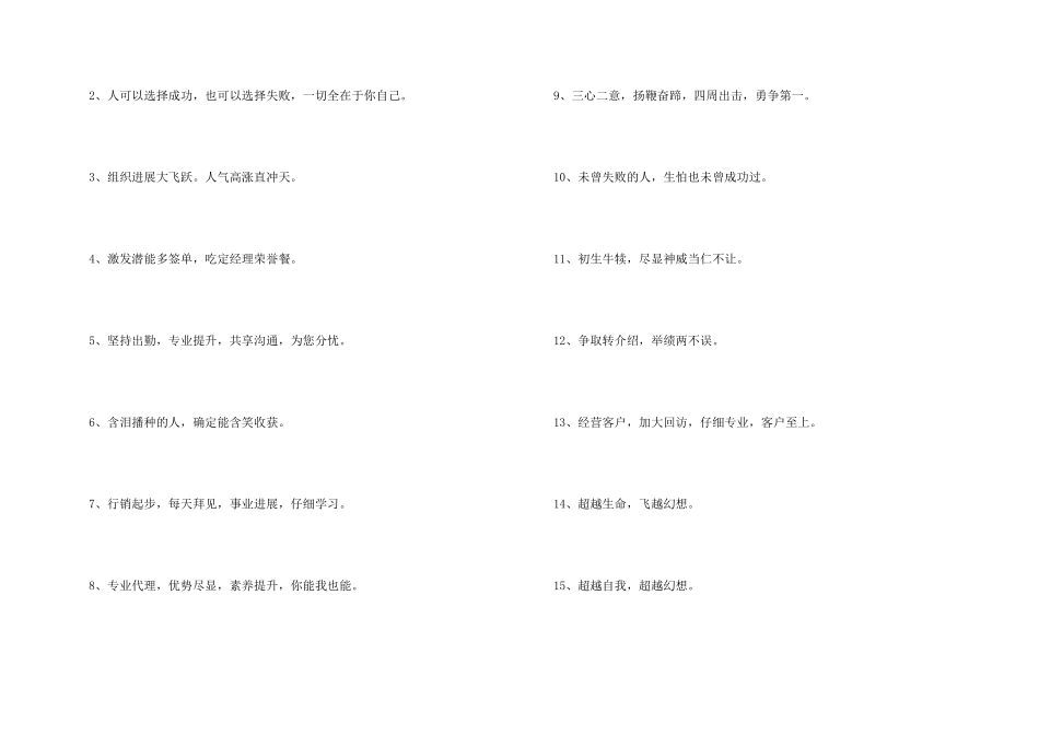 开门红团队霸气口号_第3页