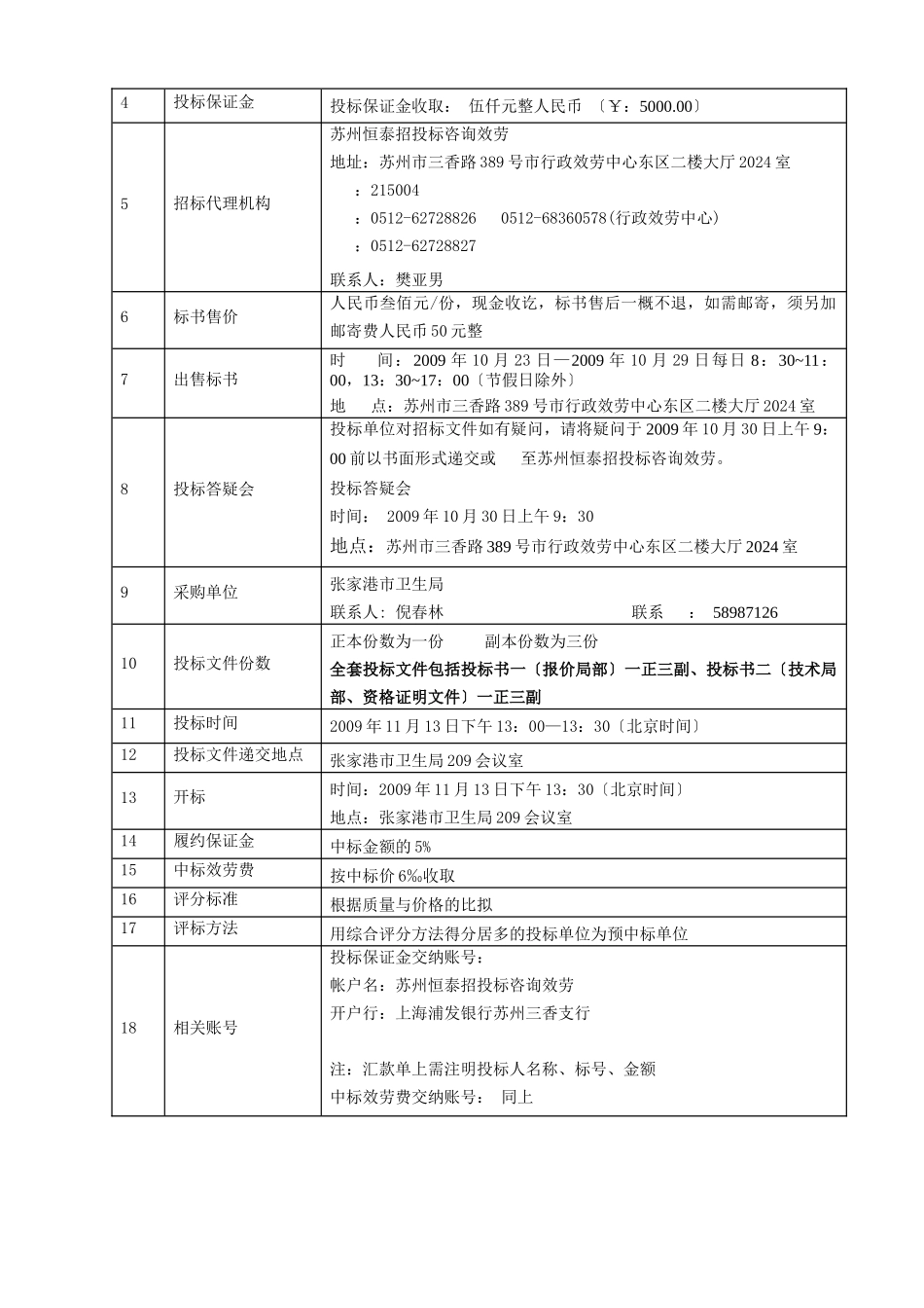 张家港市政府采购招标文件_第2页