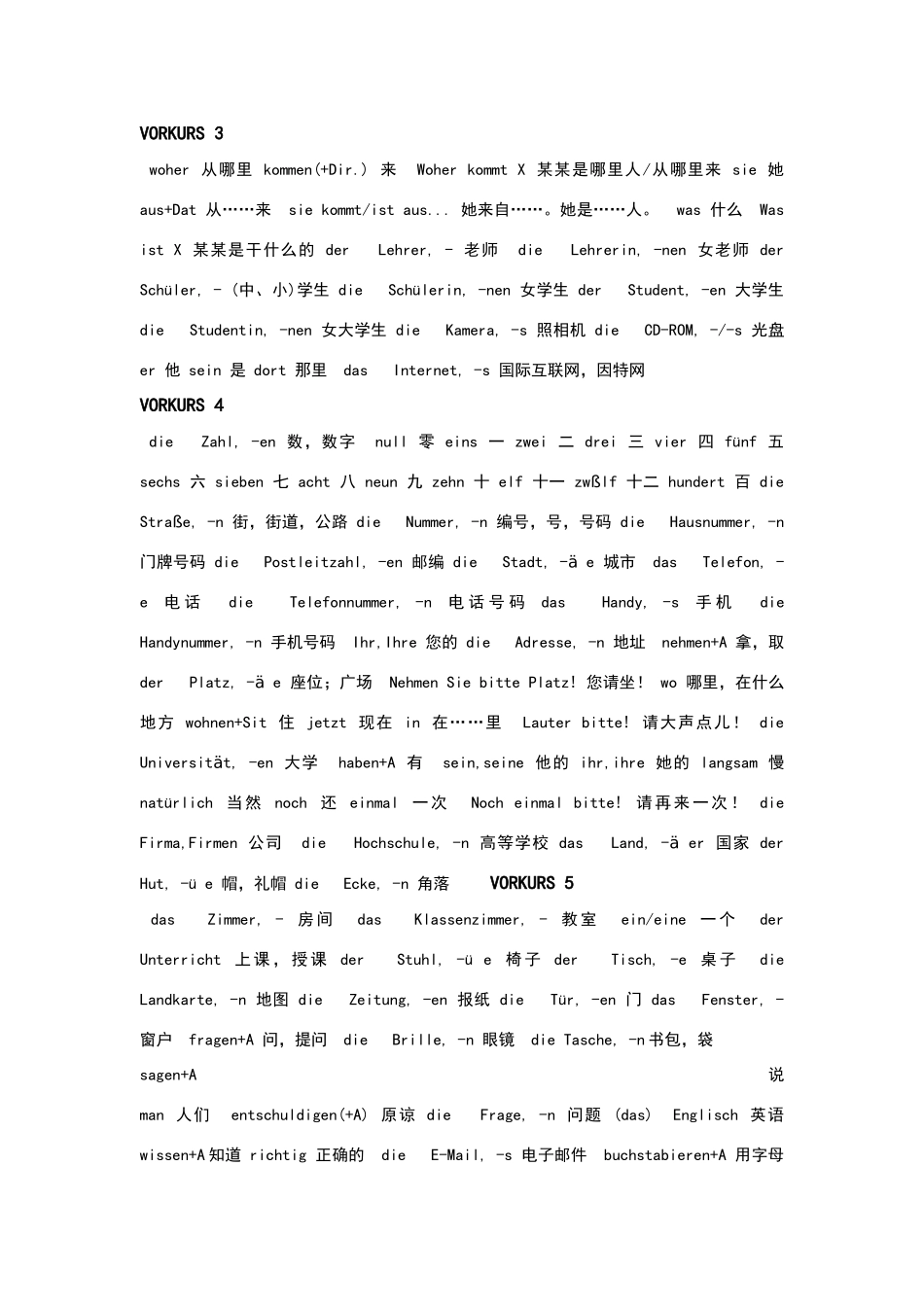 当代大学德语1词汇表_第2页