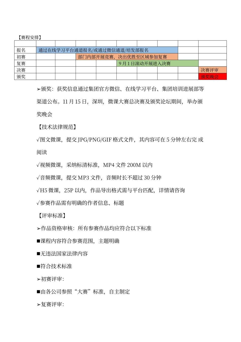 微课大赛参赛规则和评分标准_第2页