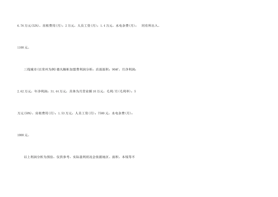 德凡橱柜加盟多少钱_第3页