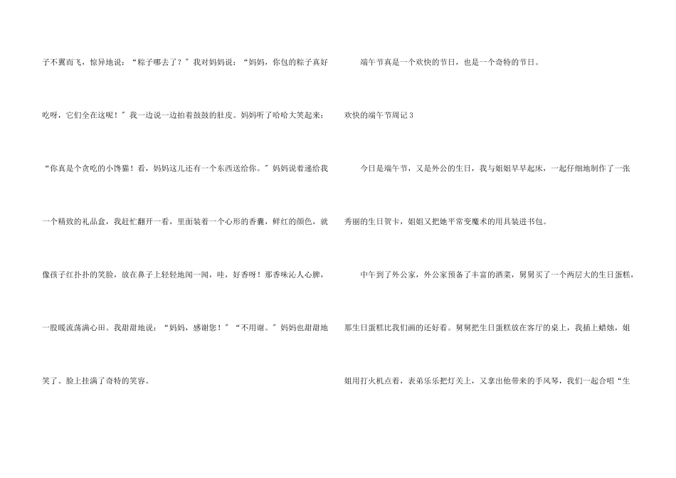 快乐的端午节周记14篇_第3页