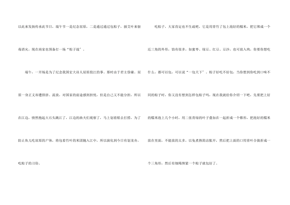 快乐的端午节学生600字5篇_第3页