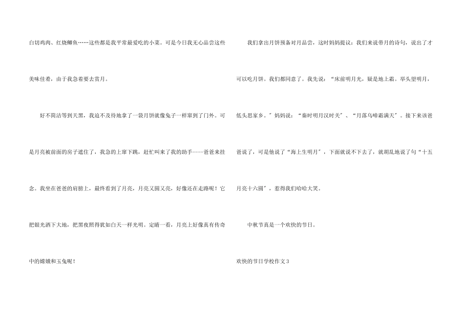 快乐的节日小学_第3页