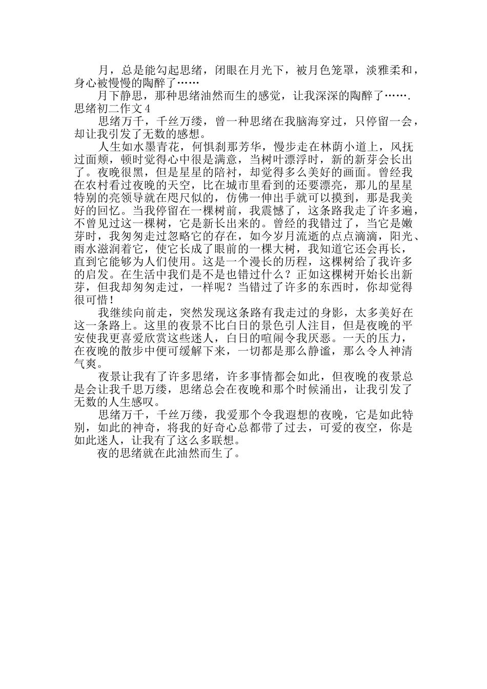 思绪初二作文_第3页