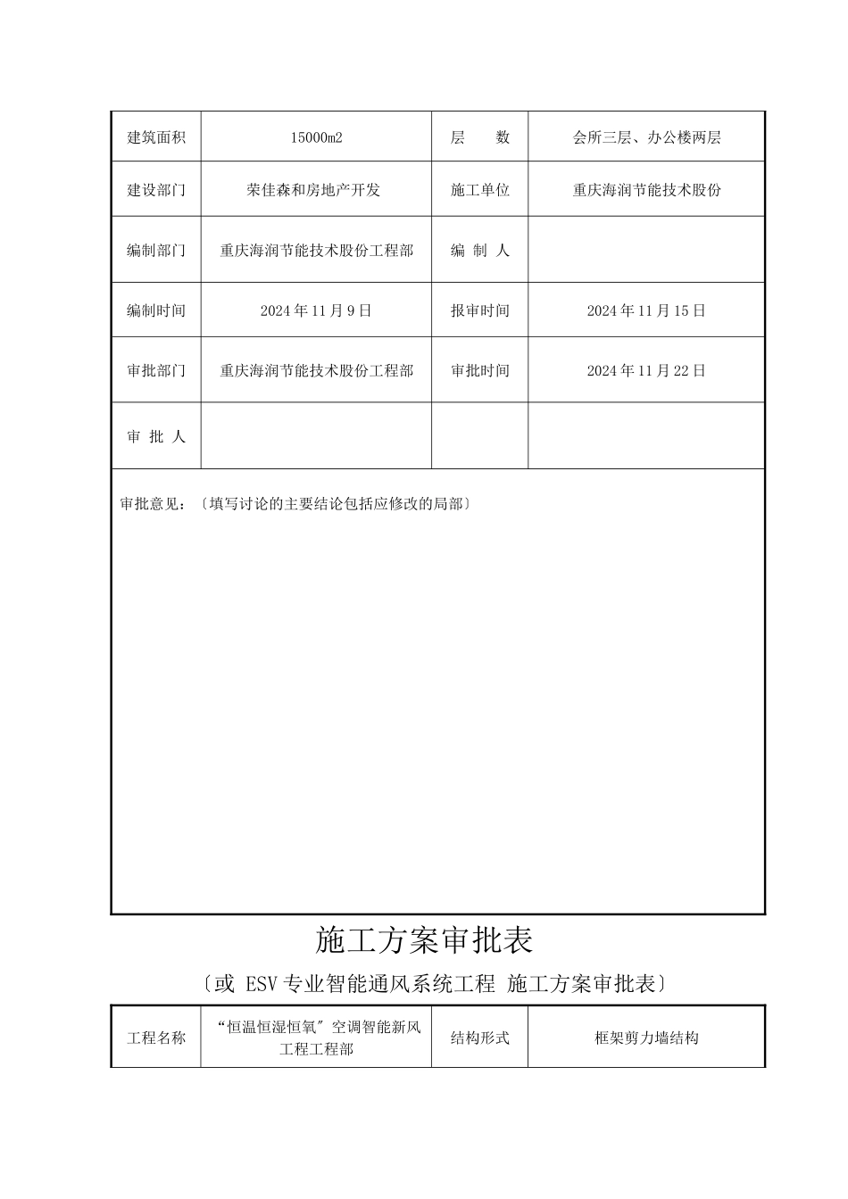 怡佳·天一城“恒温恒湿恒氧”空调智能新风工程施工组织设计_第2页