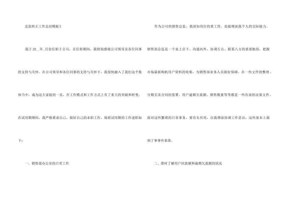 总监转正工作总结模板5篇_第3页