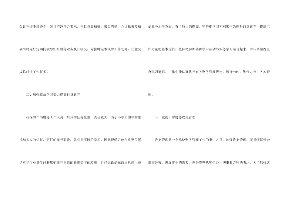 总账会计个人工作总结_第2页