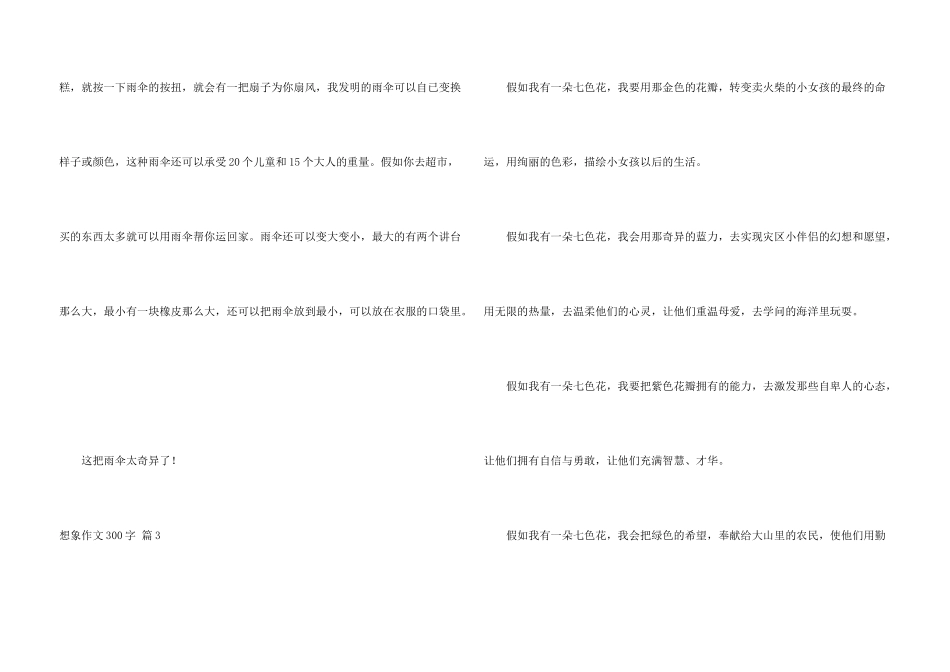 想象300字合集7篇_第3页