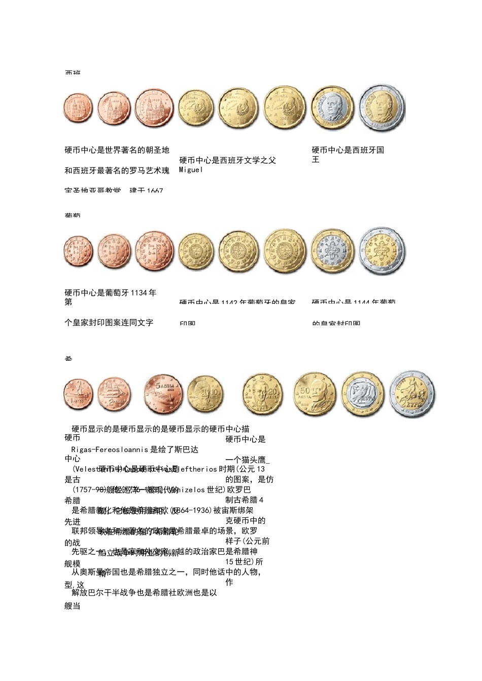 各国欧元硬币图解_第3页