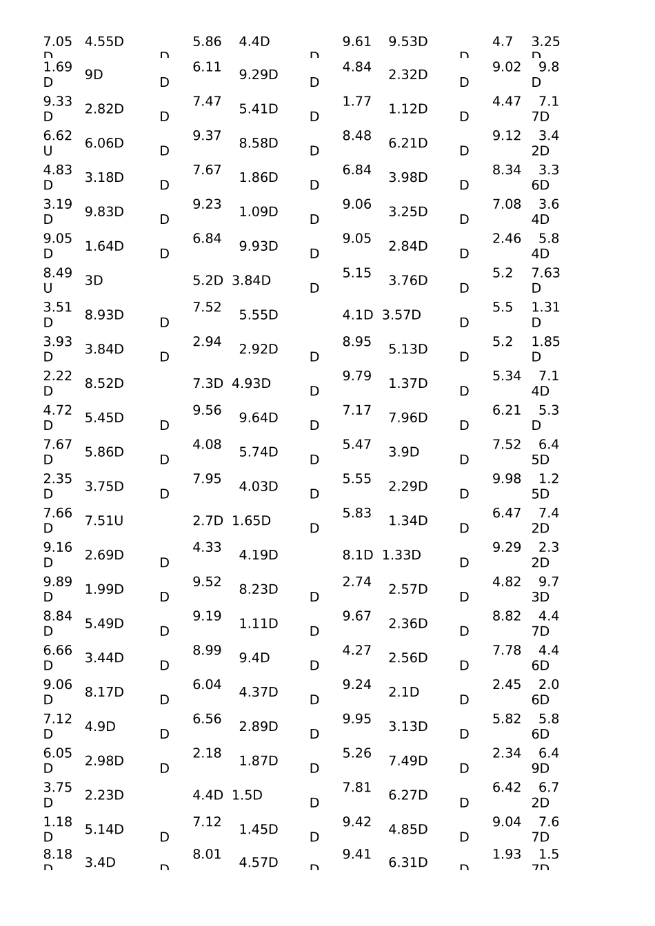 数学口算练习800题_第2页
