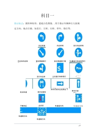 科目一图标大全