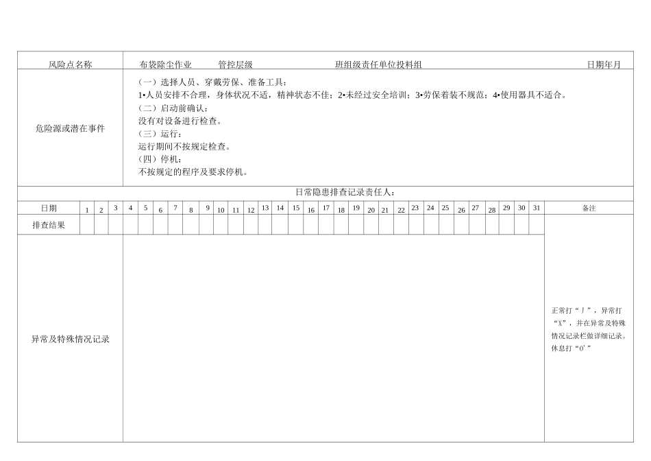 双体系日常隐患排查记录表_第3页