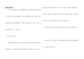 感恩生活小学生