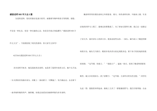 感恩老师800字大全5篇