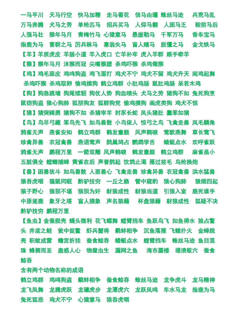 成语词语知识大全_第3页