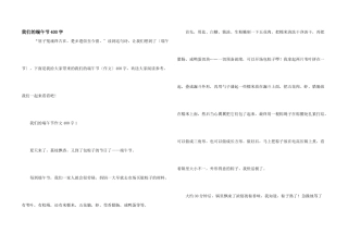 我们的端午节400字