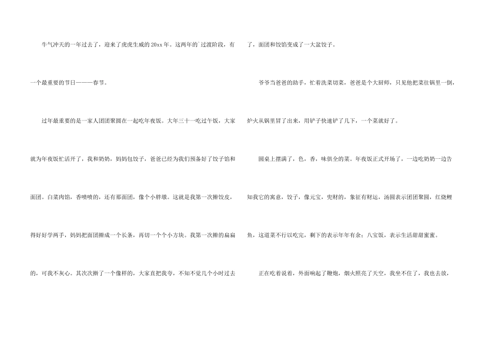 我们的节日春节400字汇总七篇_第3页