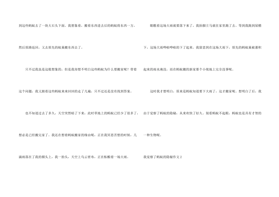 我发现了蚂蚁的秘密集合15篇_第2页