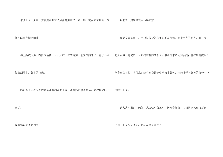 我和妈妈去买菜_第2页