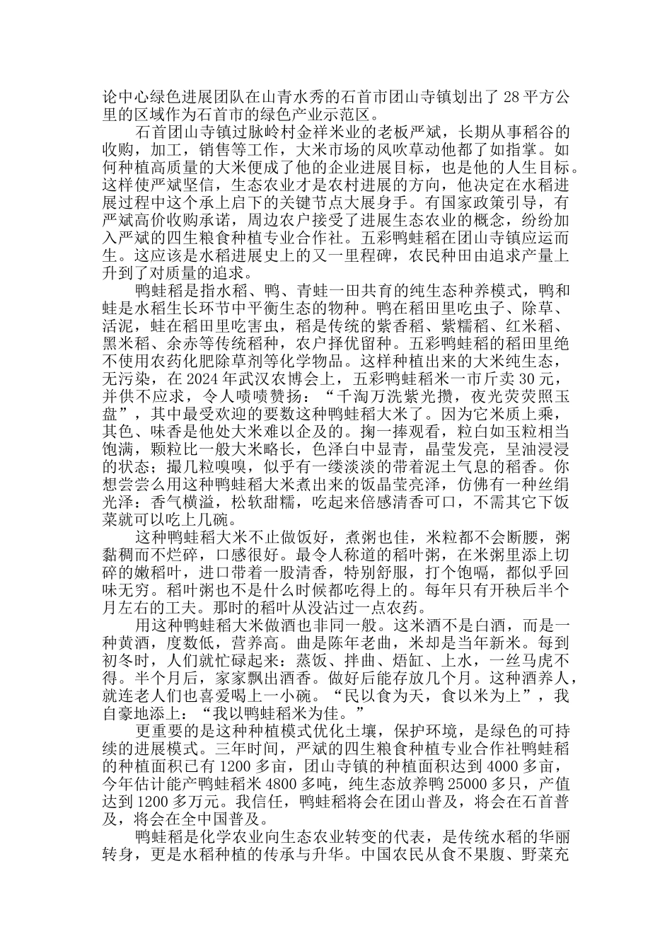 我爱家乡稻米香_第2页