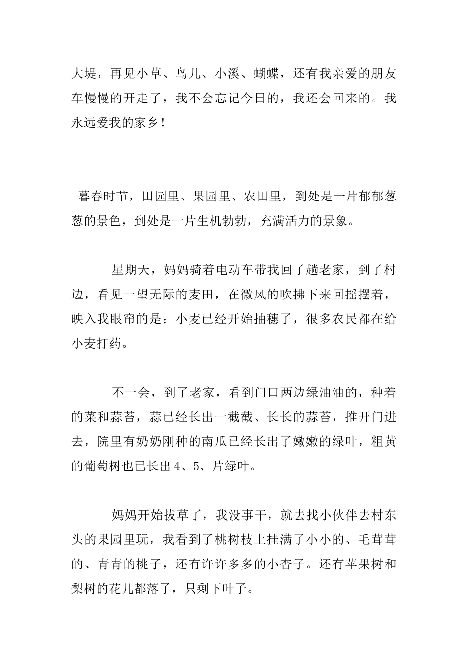 我爱我的家乡作文_第2页