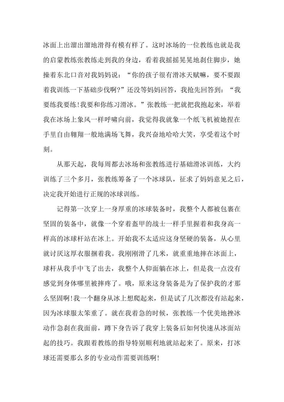 我的拿手好戏——打冰球_第2页