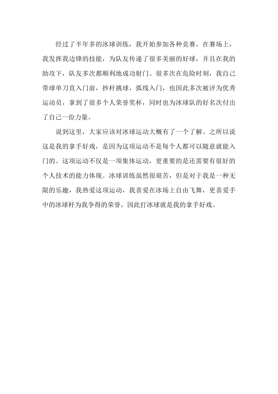 我的拿手好戏——打冰球_第3页