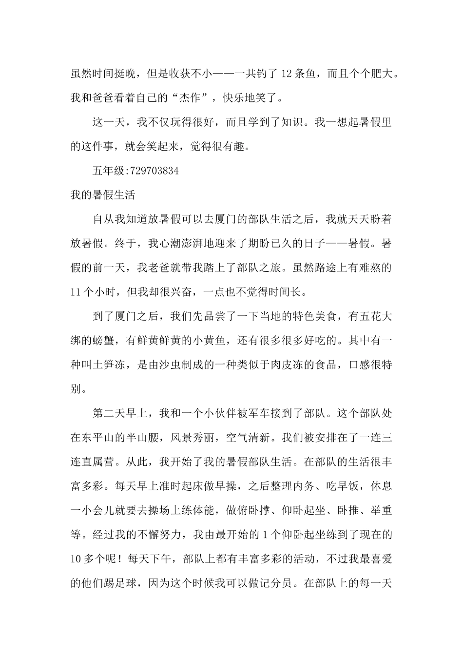 我的暑假生活_第2页