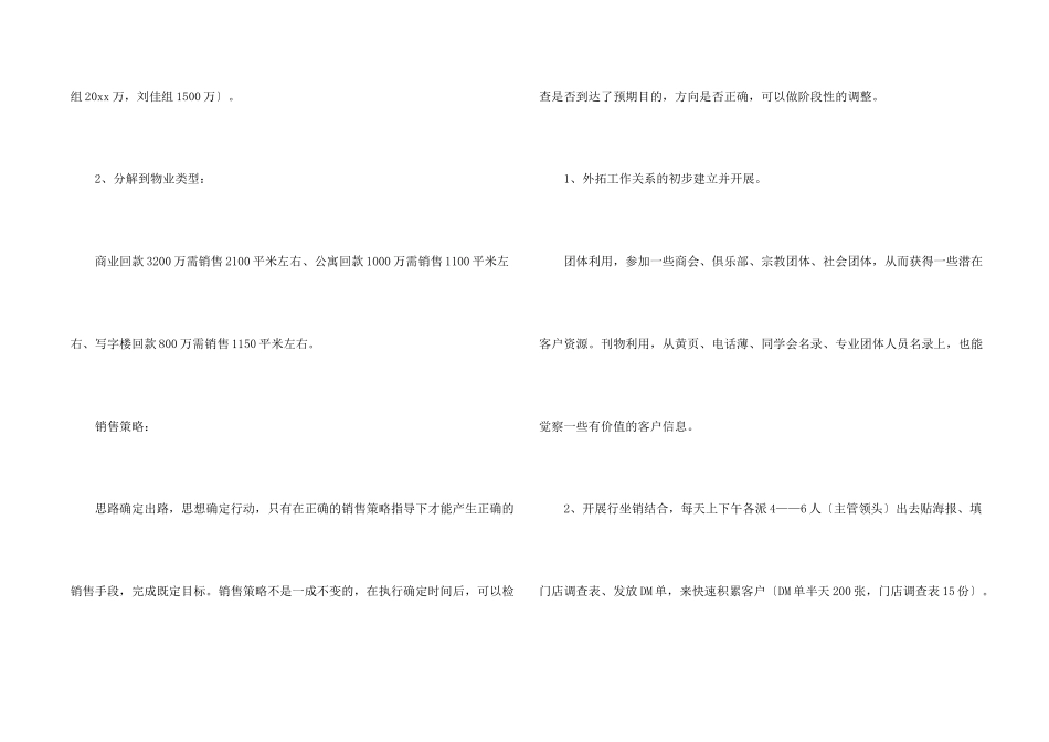 房地产工作计划模板集合6篇_第2页