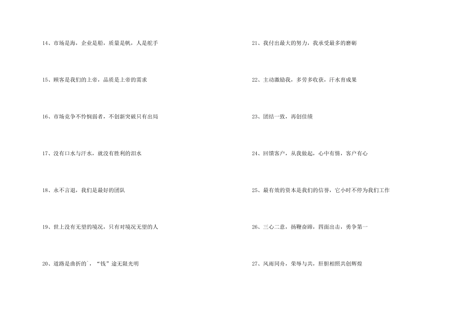 房地产激励员工口号_第2页