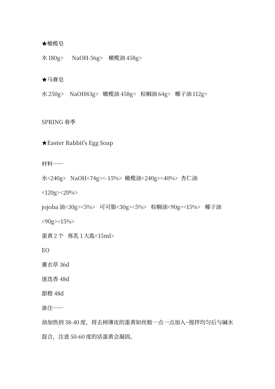 手工皂配方制作流程_第1页
