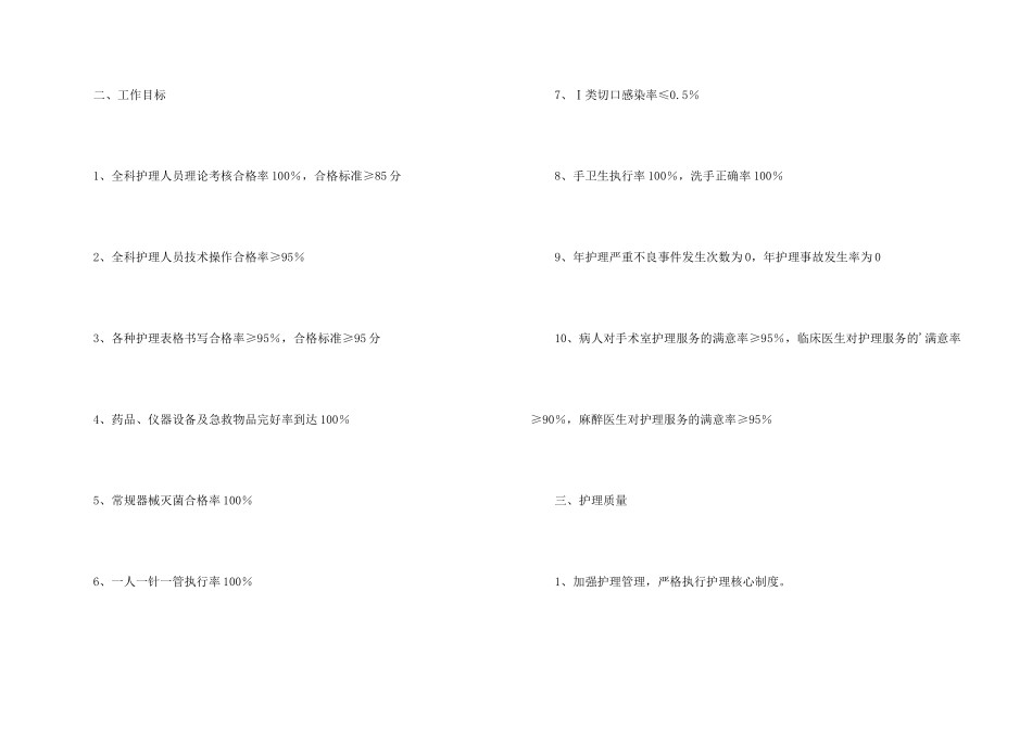手术室护理工作计划_第2页
