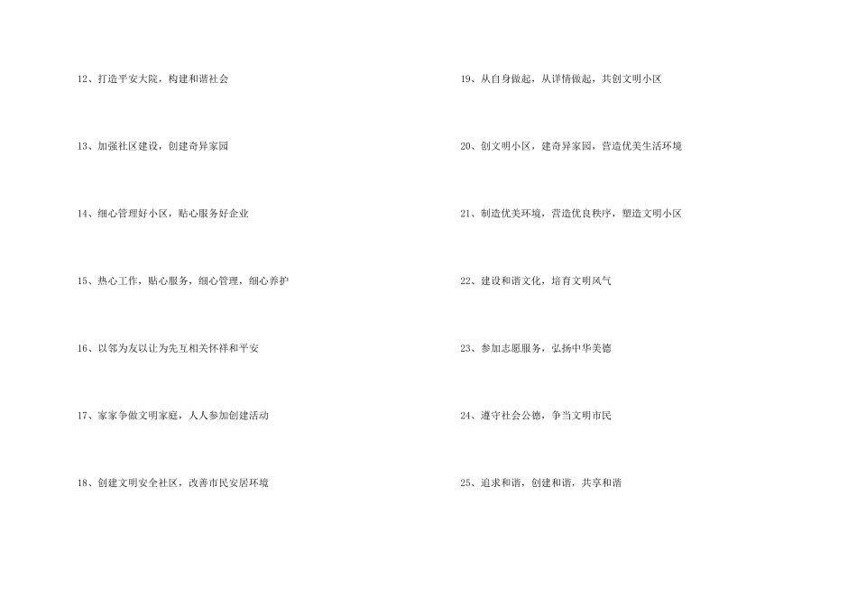 打造文化社区口号_第2页