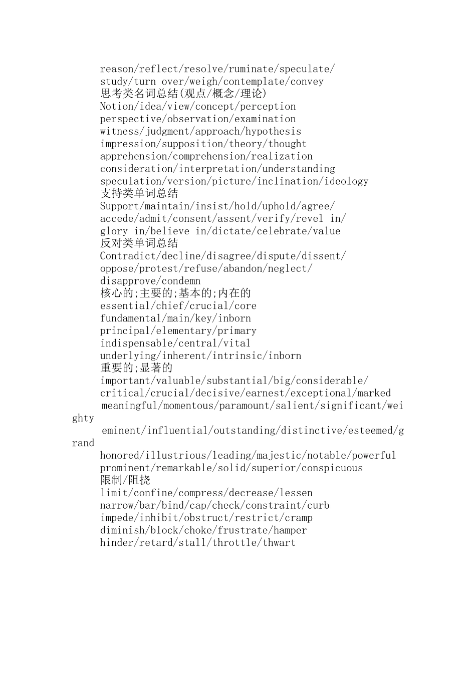 托福阅读核心词汇_第3页