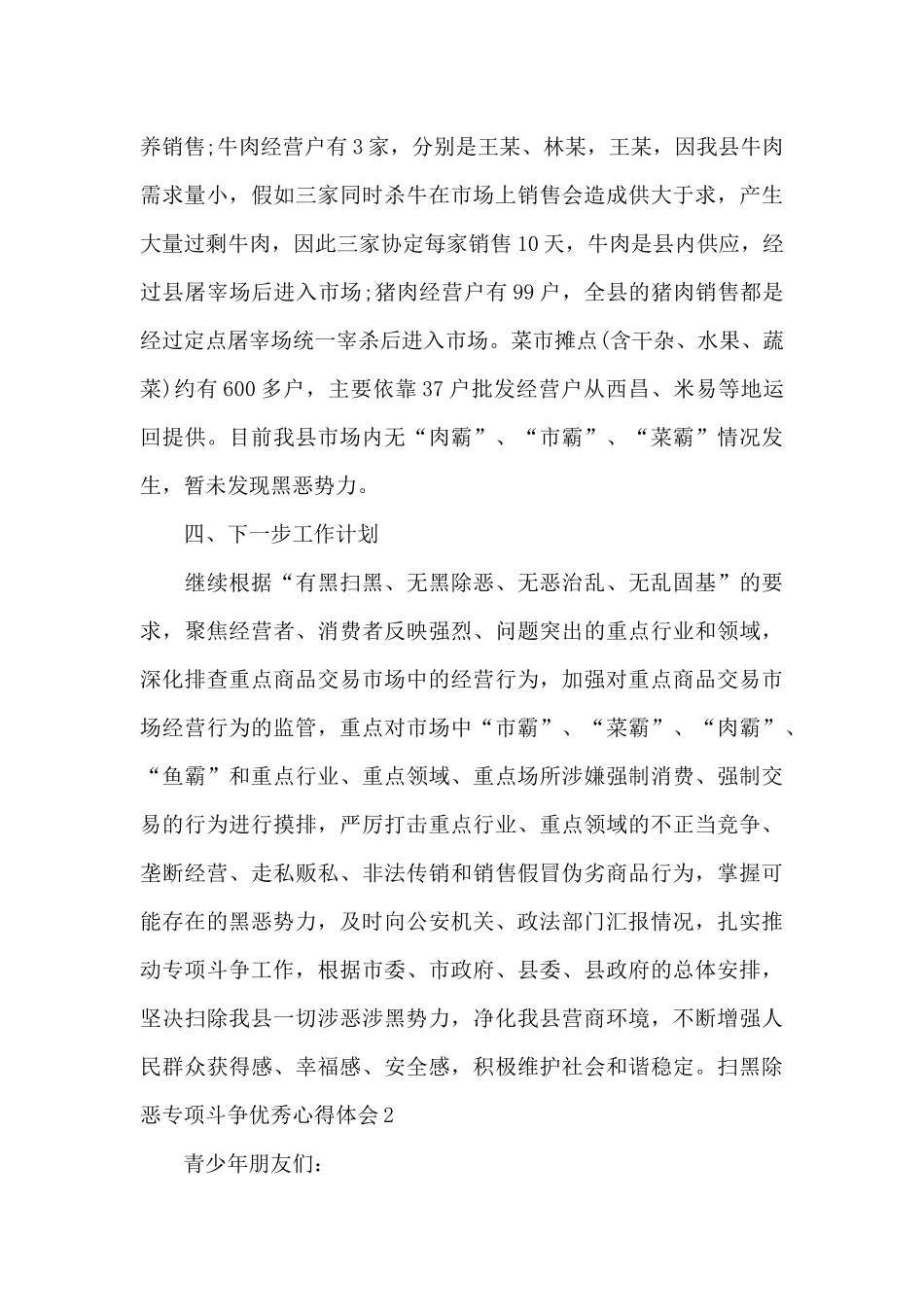 扫黑除恶专项斗争心得体会4篇_第3页