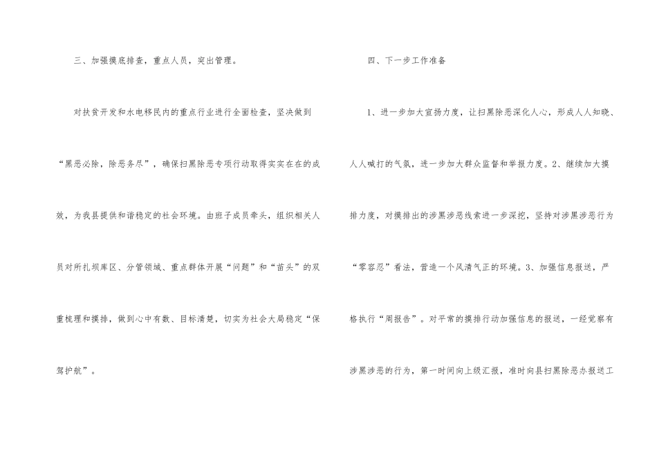扶贫扫黑除恶工作总结_第2页