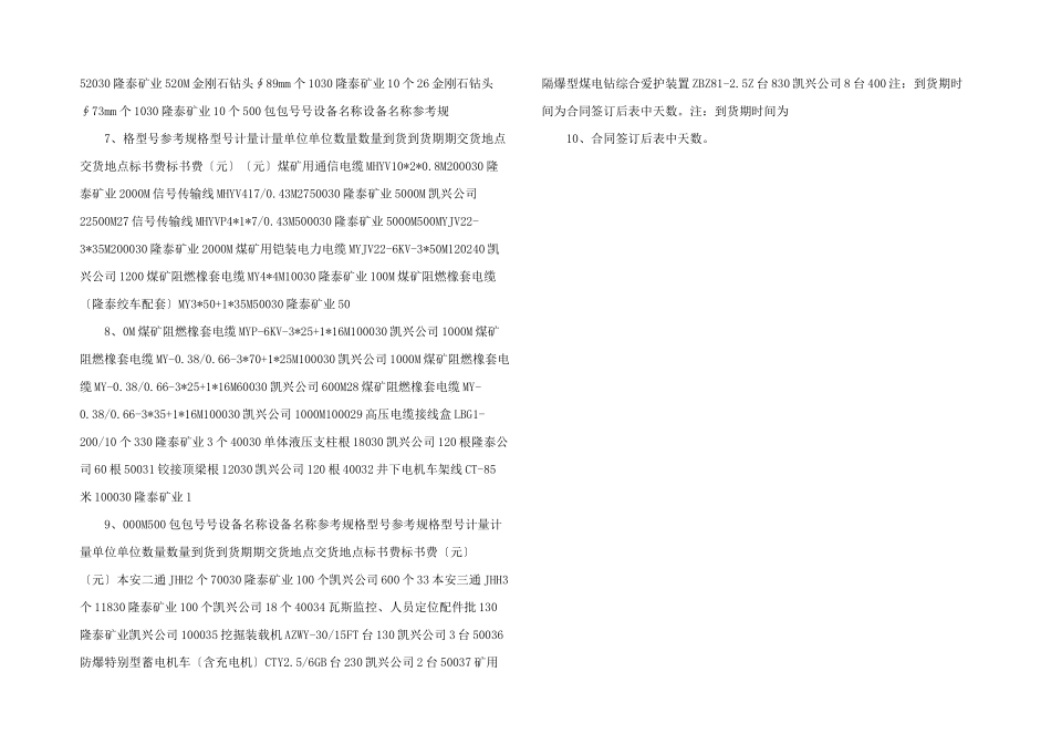 承德兴隆矿业有限公司2024年煤矿安全改造项目_第2页