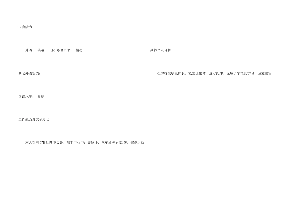 技术研发工程师求职简历模板_第3页