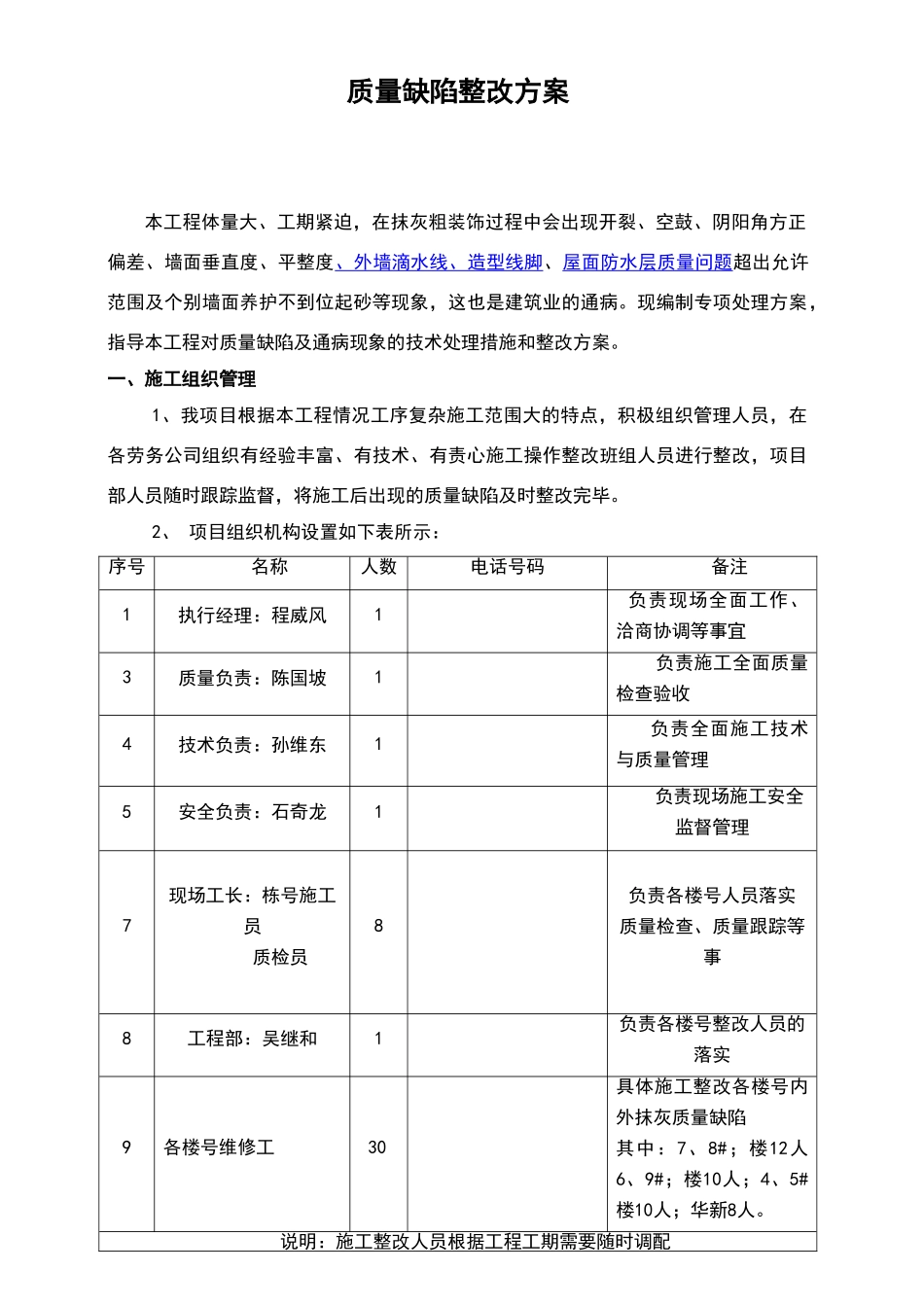 抹灰质量缺陷整改方案1_第3页