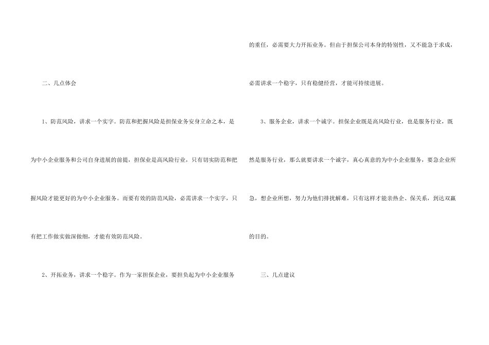 担保公司工作总结4篇_第3页