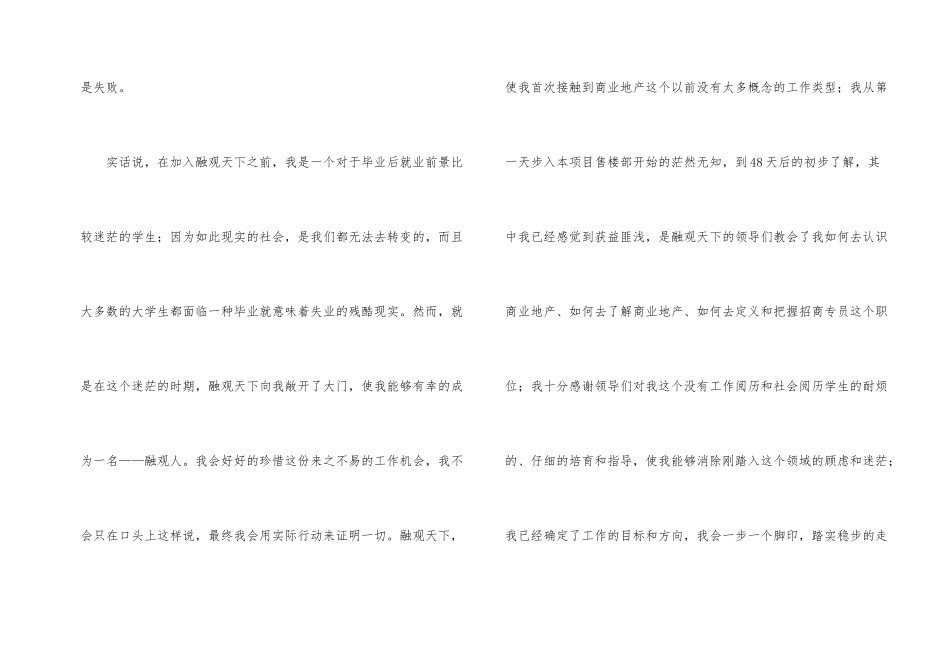 招商专员试用期工作总结_第2页