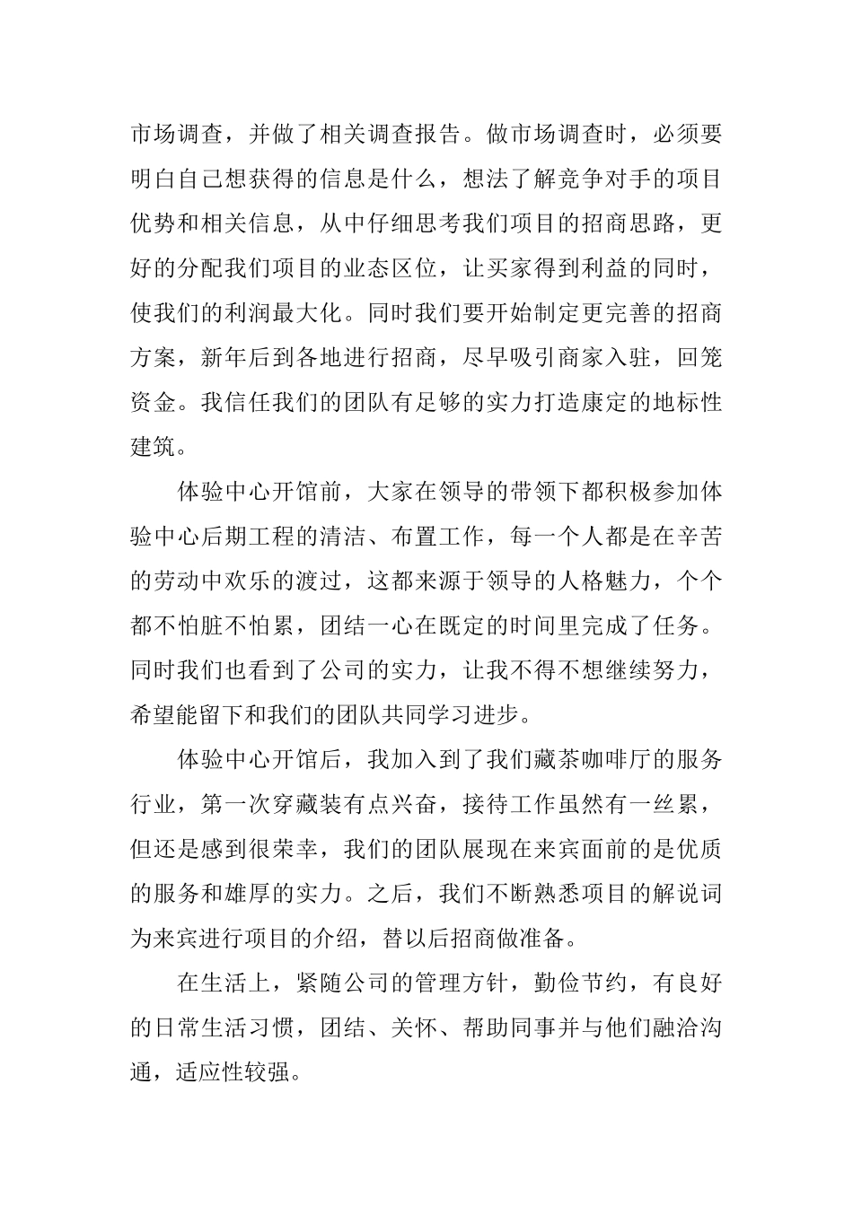 招商经理试用期个人总结_第2页