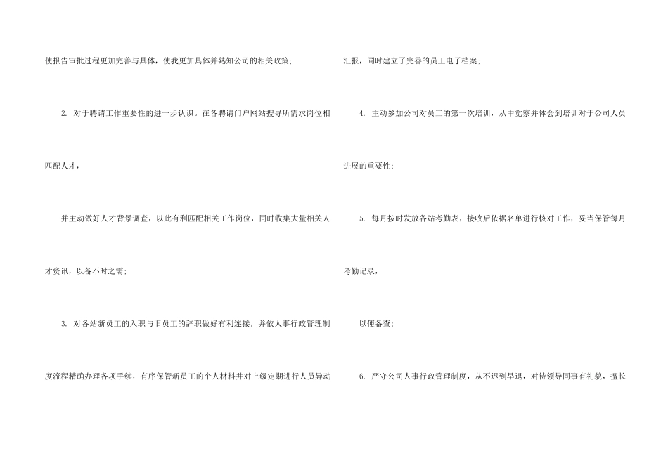 招聘专员转正工作总结_第2页