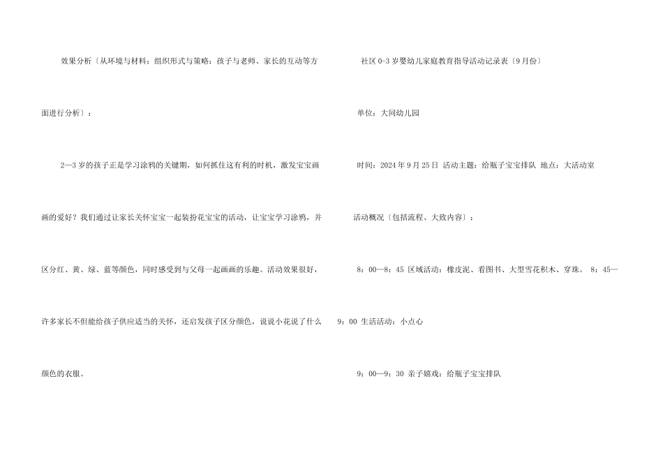 指导家长科学育儿记录_第3页