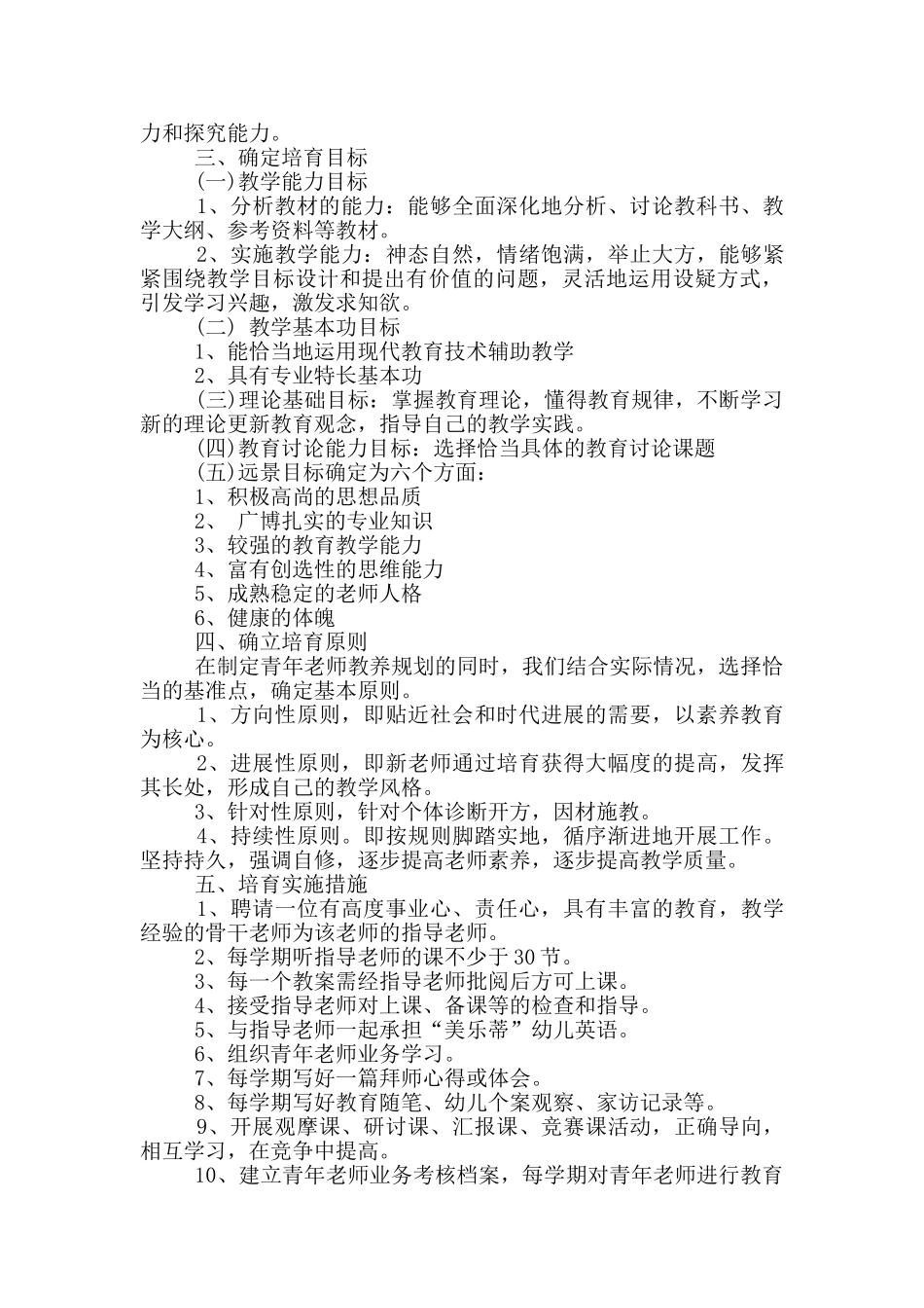 指导青年教师教育教学工作计划5篇_第3页