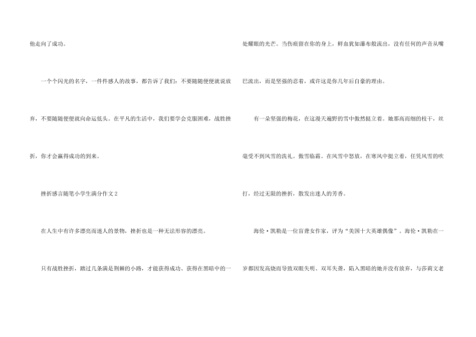 挫折感言随笔小学生满分_第3页