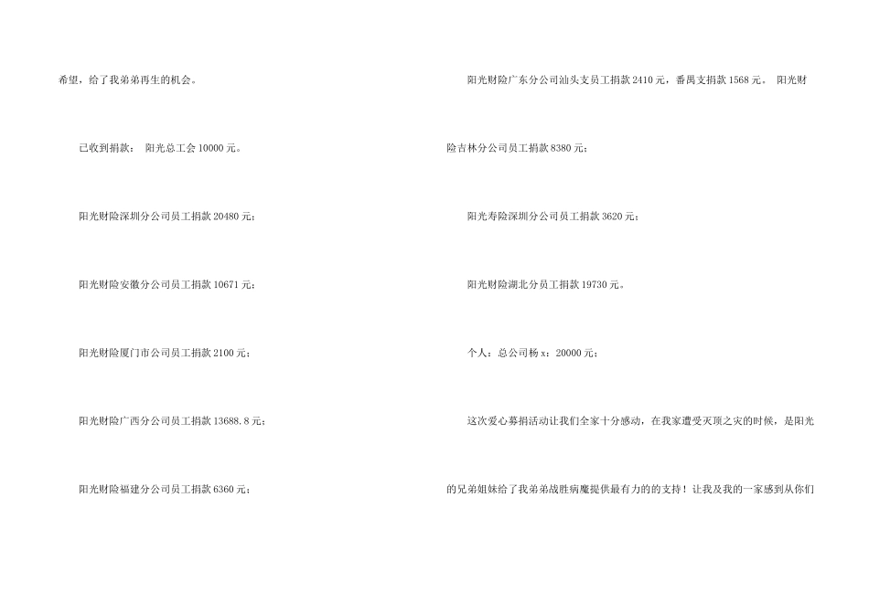 捐款感谢信模板集合4篇_第2页